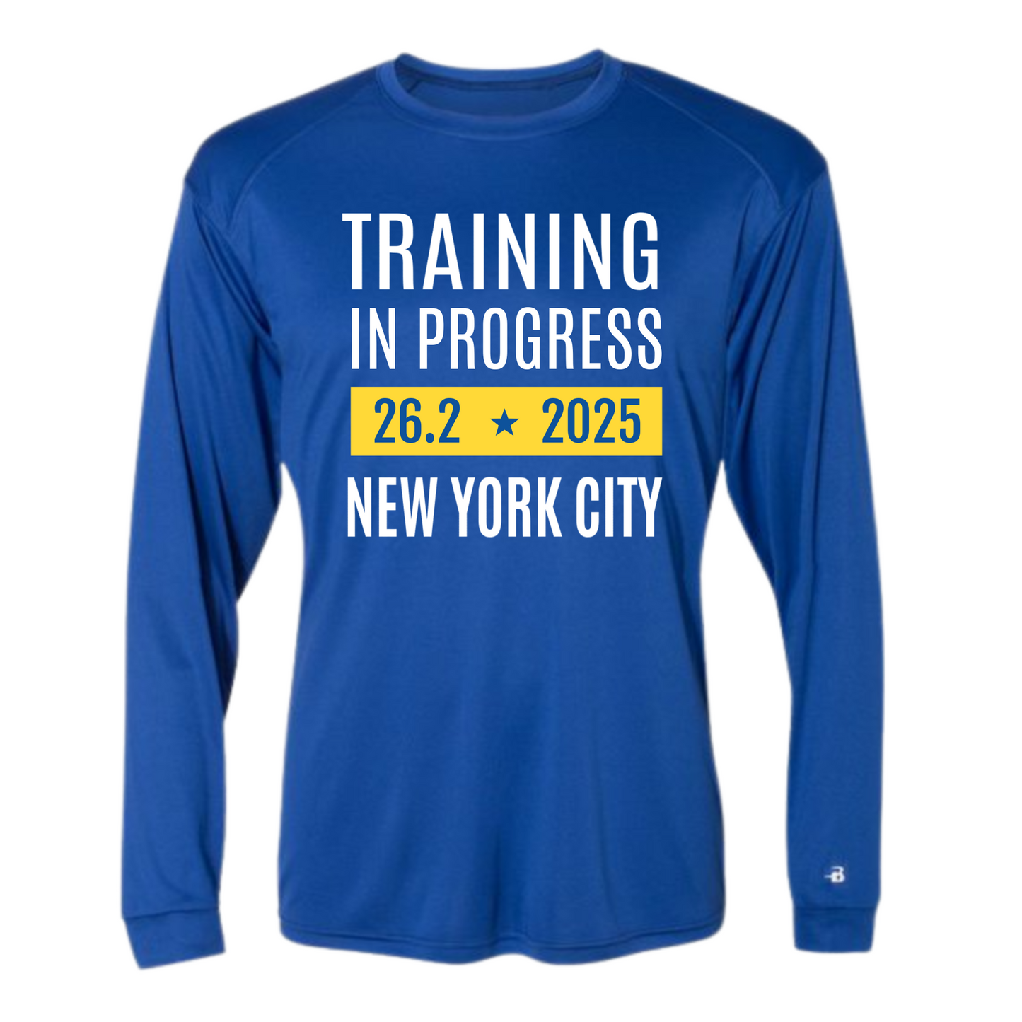new york city marathon long sleeve running shirt
