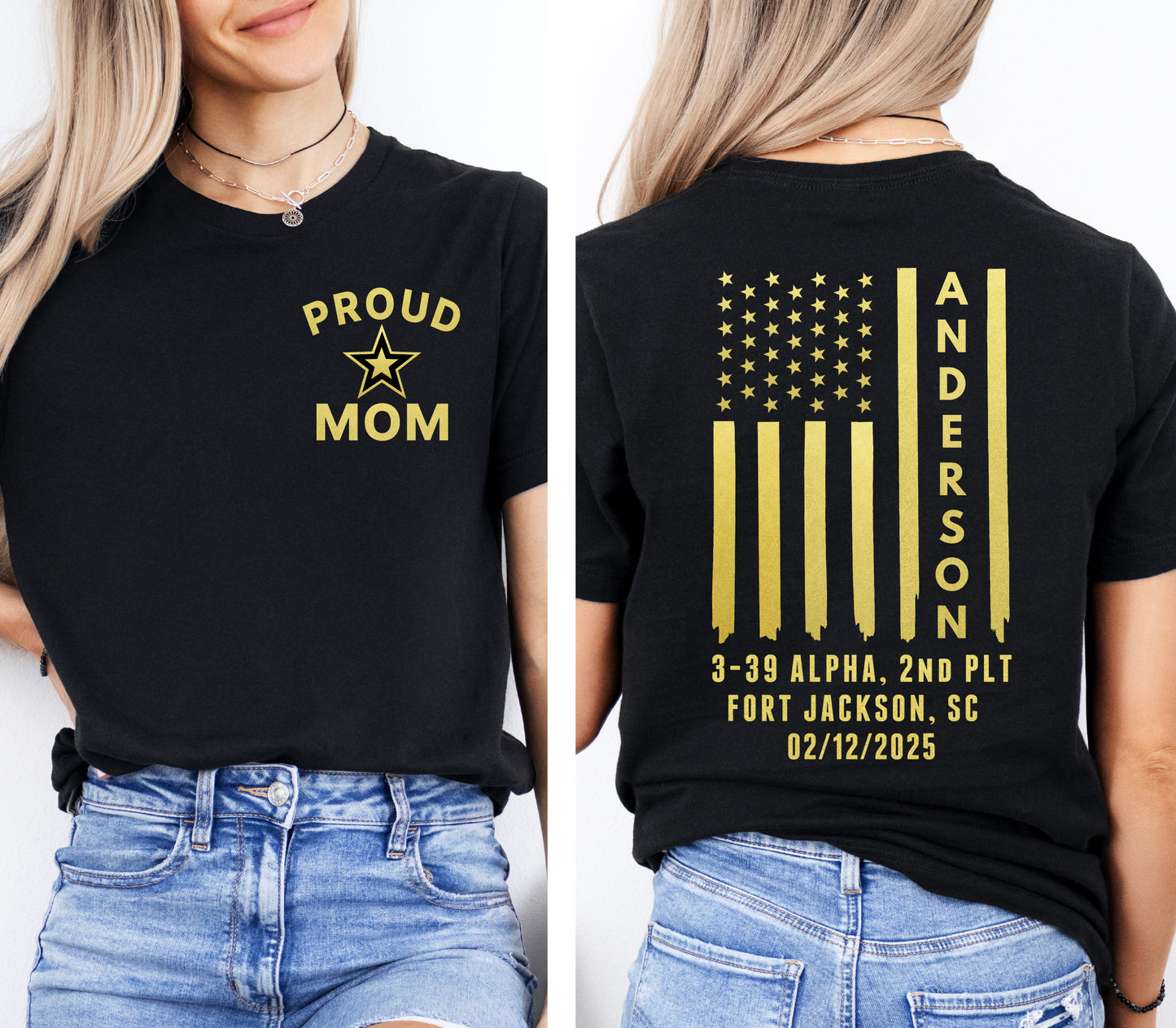 Custom Army Bootcamp Graduation Shirts for Army Family Day, Proud Army Mom