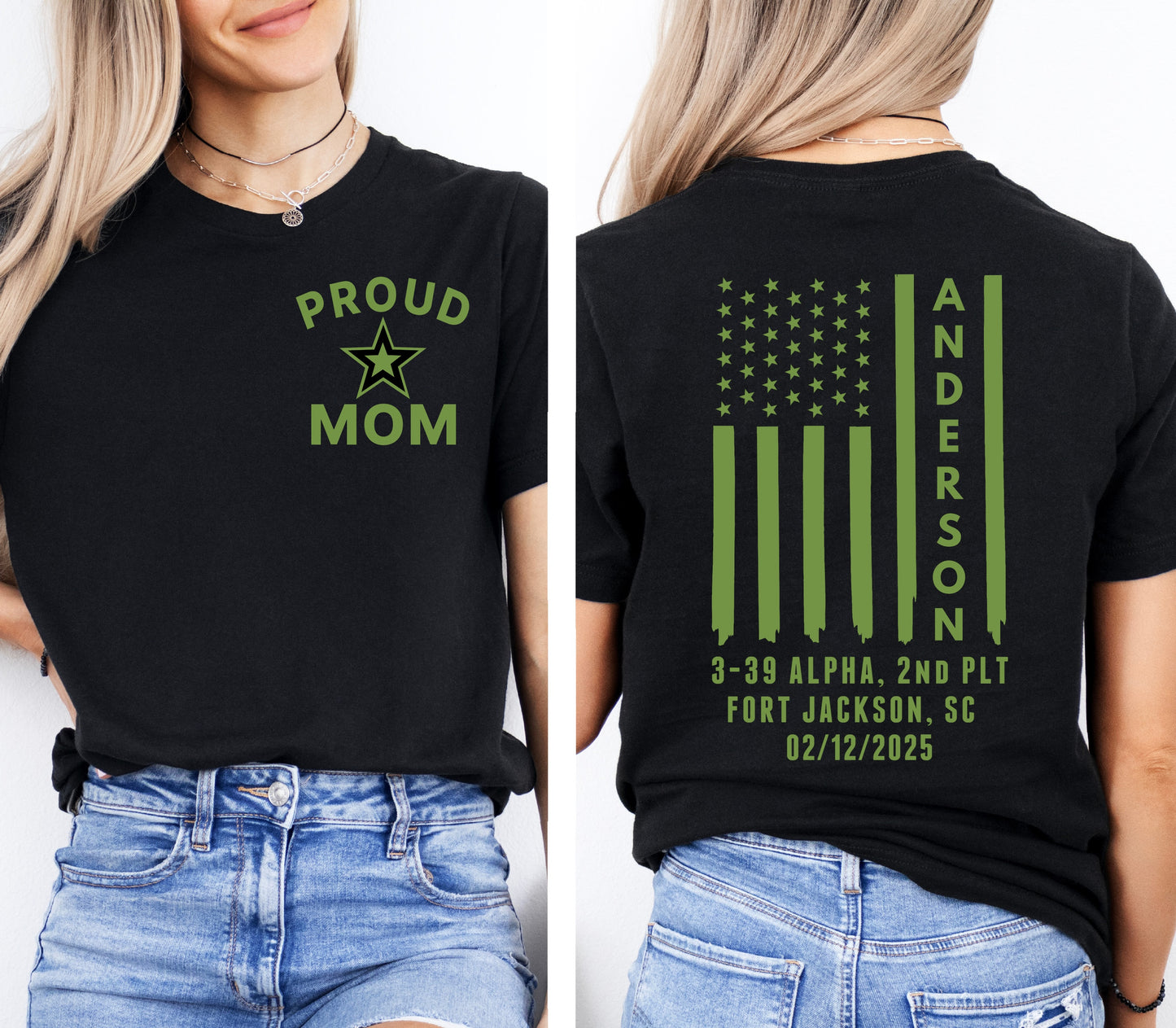 Custom Army Bootcamp Graduation Shirts for Army Family Day, Proud Army Mom