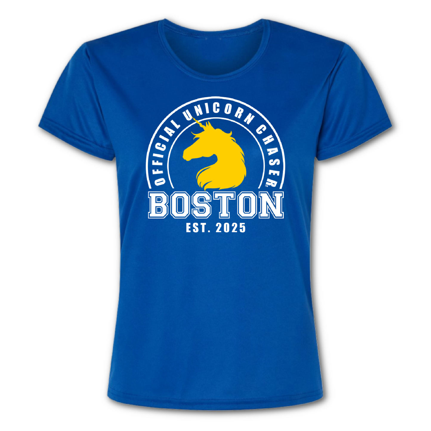 boston marathon unicorn chaser t