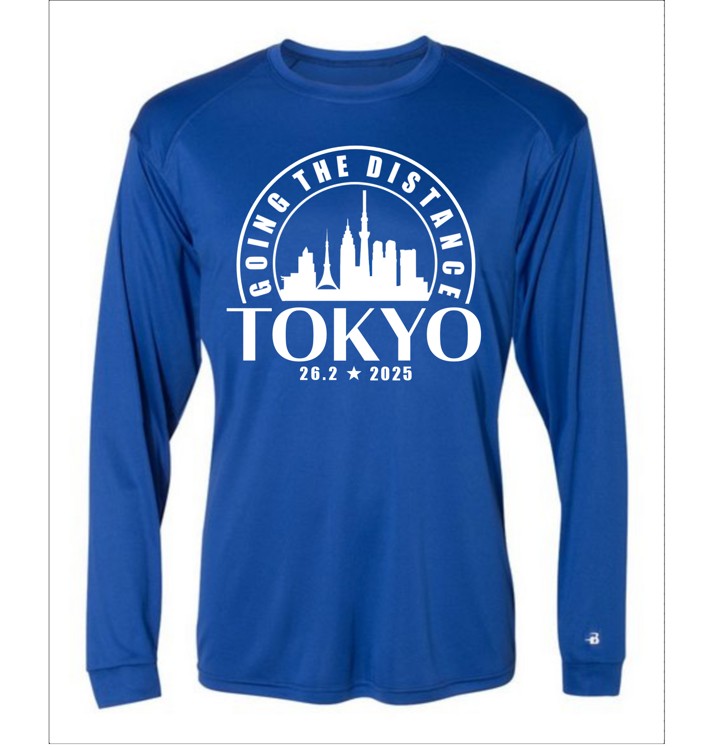 tokyo marathon long sleeve shirt