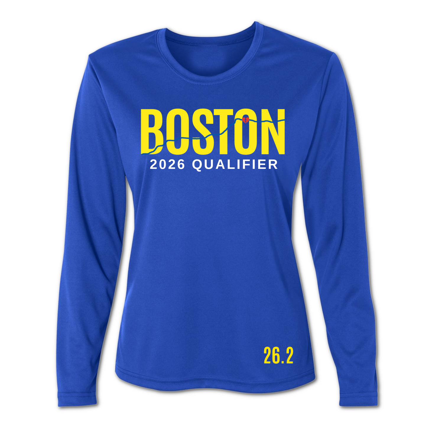 ladies boston marathon qualifier shirt 2026