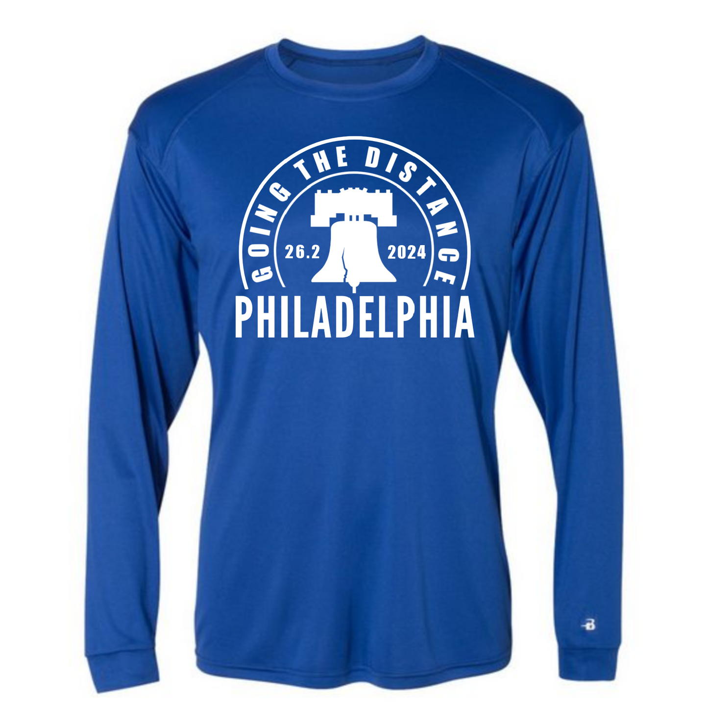 philadelphia marathon long sleeve shirt