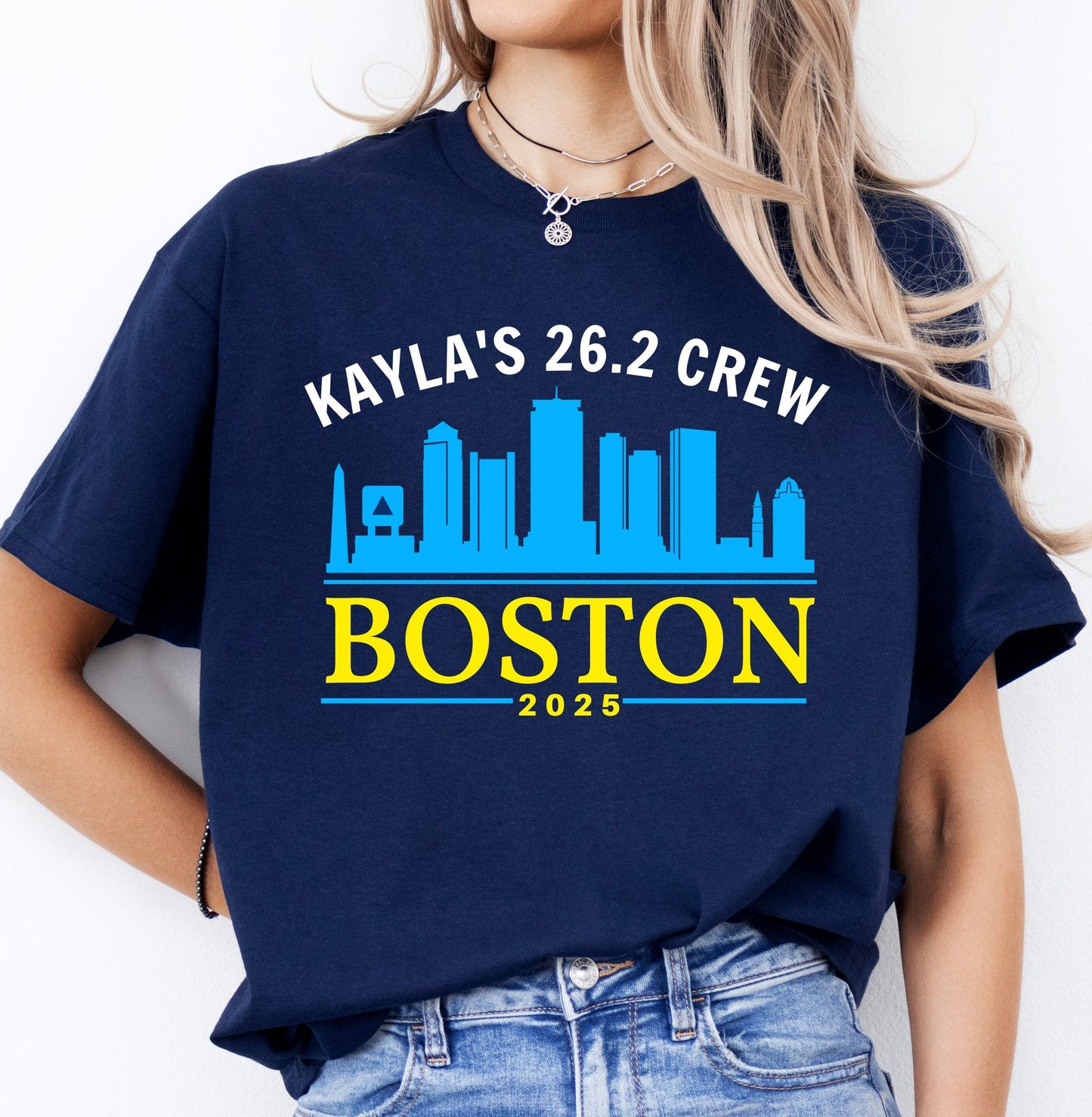 boston marathon support crew shirt