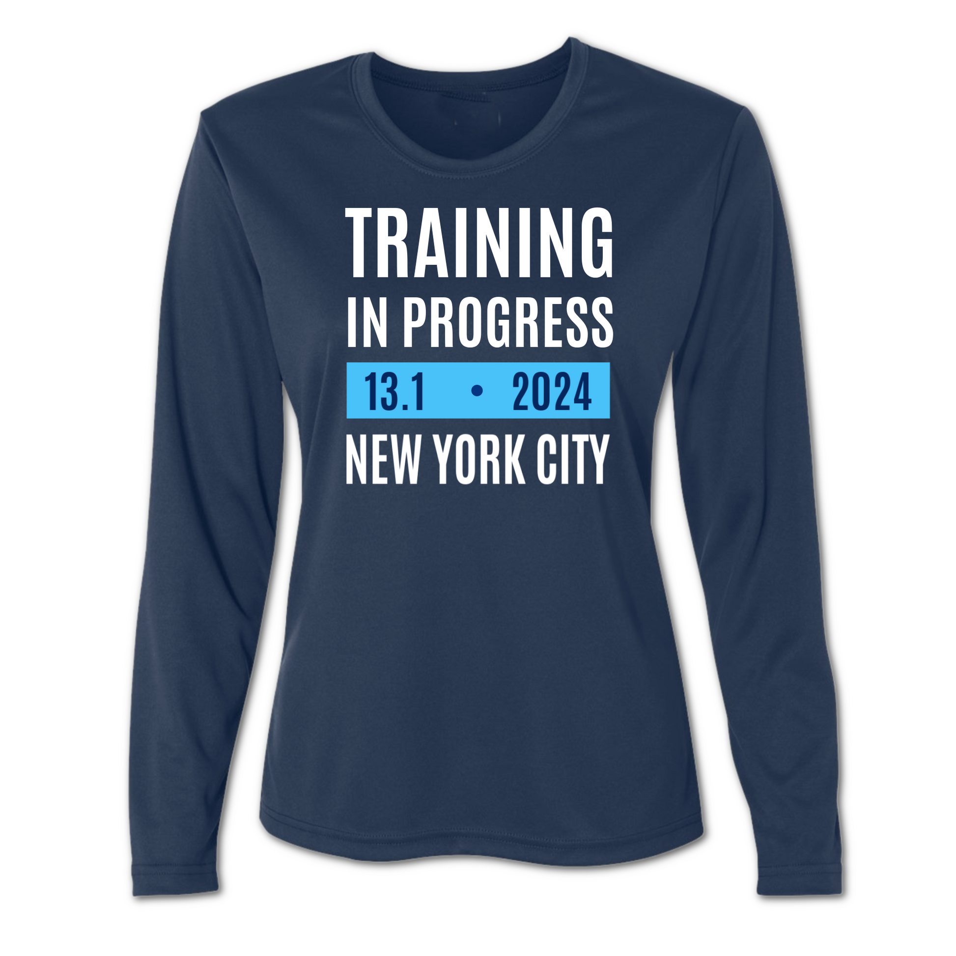 nyc half marathon long sleeve shirt