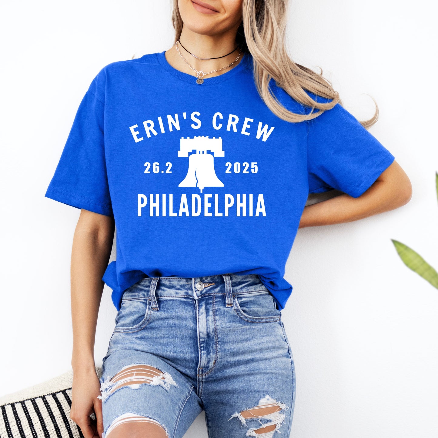 philadelphia marathon support crew shirt