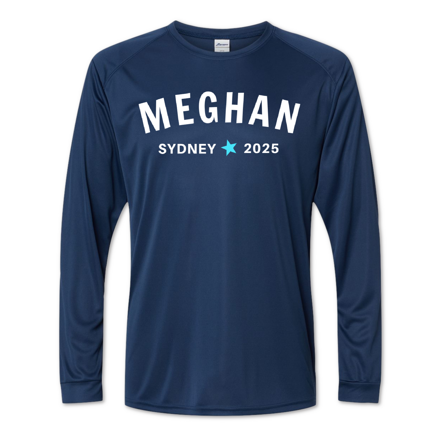 sydney marathon long sleeve shirt with name