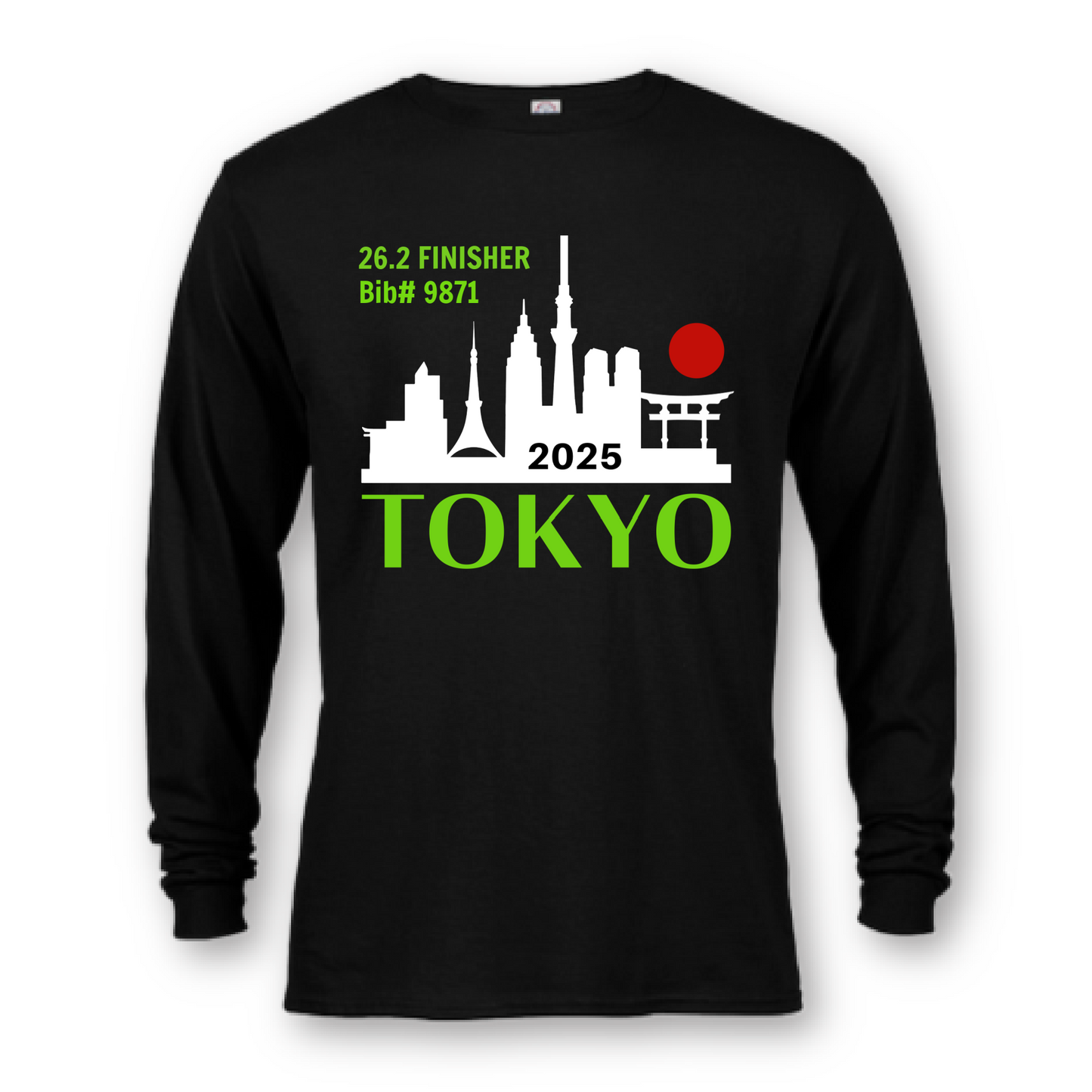 tokyo marathon finisher shirt