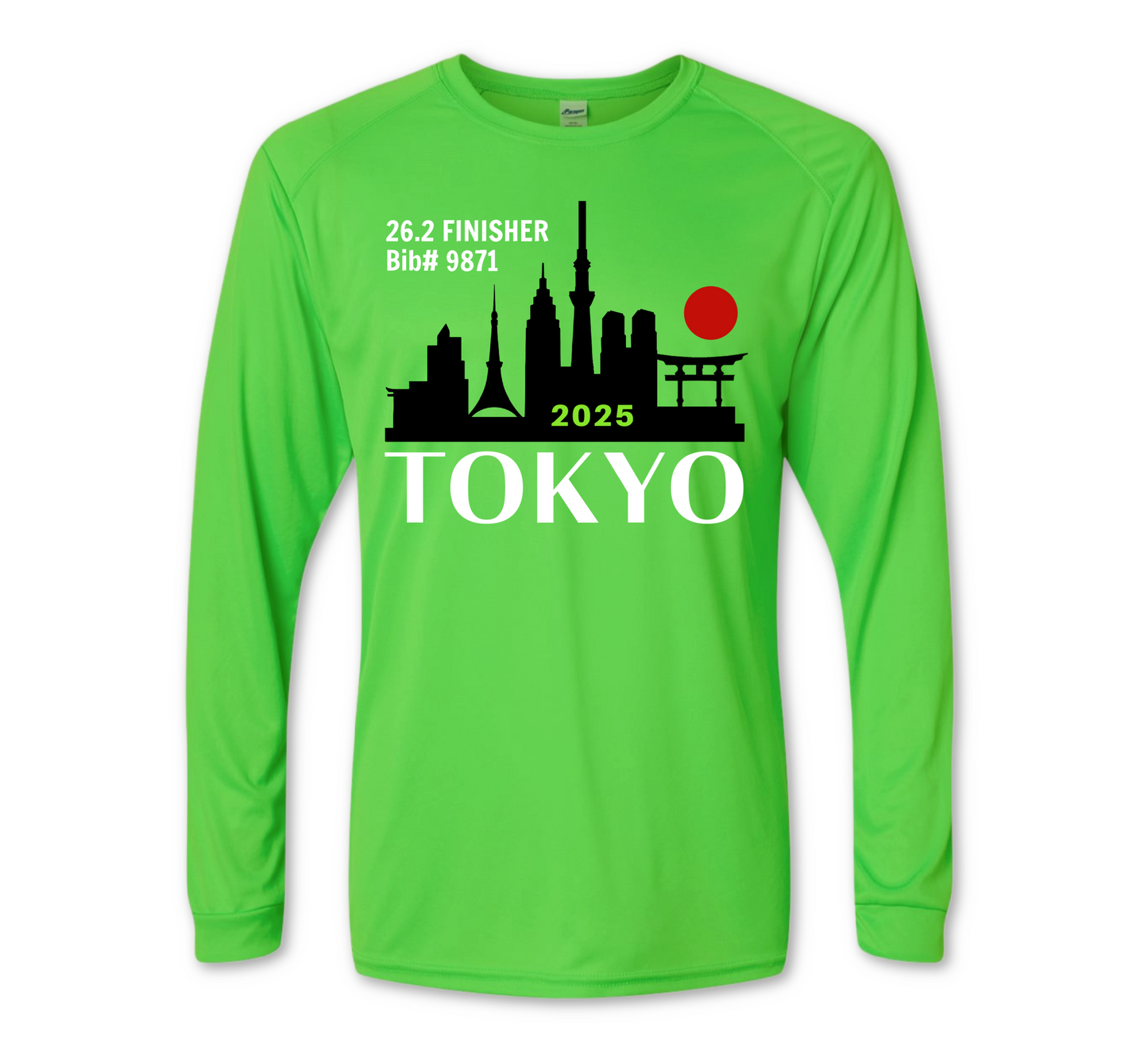 tokyo marathon finisher shirt
