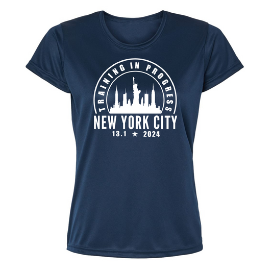 nyc half marathon running shirt 