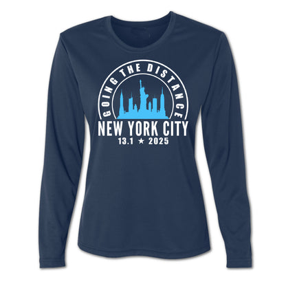 NYC HALF MARATHON SHIRT NEW YORK CITY HALF MARATHON LONG SLEEVE SHIRT
