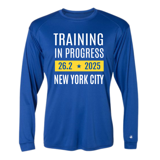 new york city marathon long sleeve running shirt