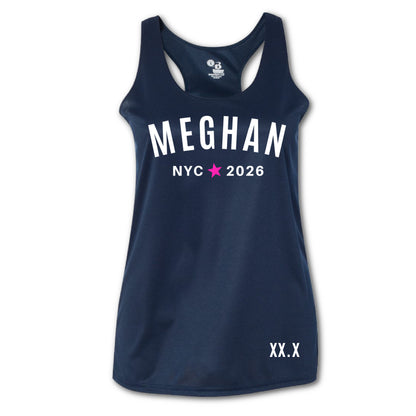 Personalized NYC Running Tank | Custom New York City Race Singlet