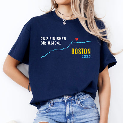 boston marathon finisher shirt