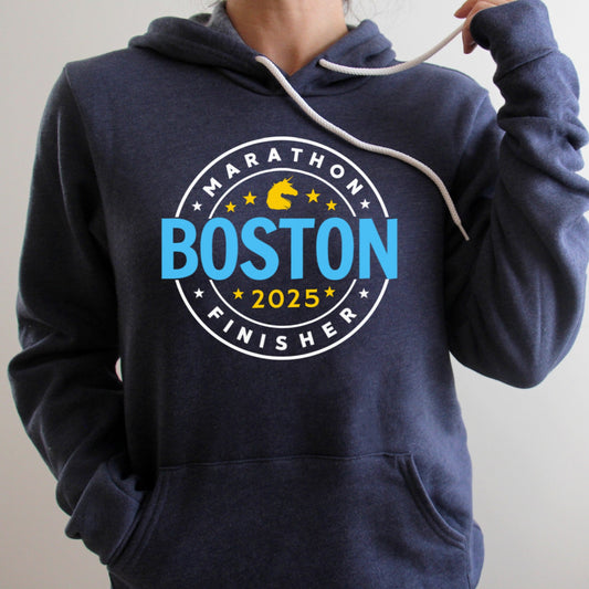 BOSTON MARATHON FINISHER HOODIE SHIRT
