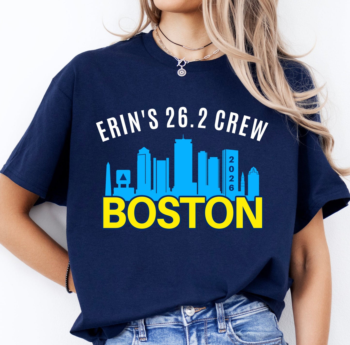 boston marathon cheer crew shirt
