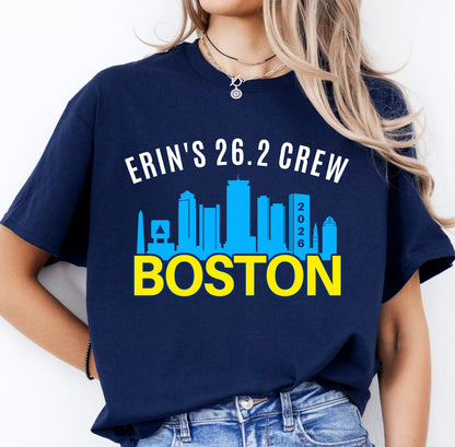 boston marathon cheer crew shirt
