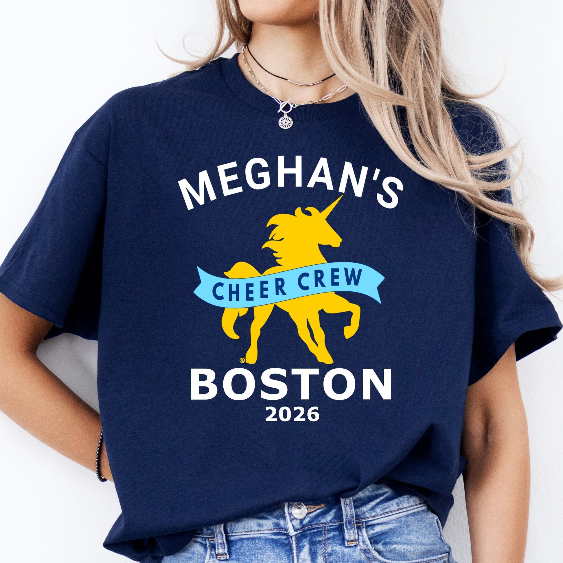 boston marathon support crew shirt
