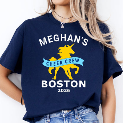 boston marathon support crew shirt