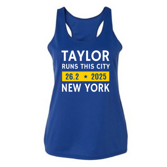 new york city marathon tank top running singlet

