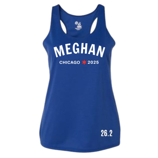 CUSTOM CHICAGO MARATHON TANK WITH NAME
