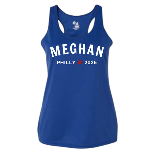 philadelphia marathon custom name tank top