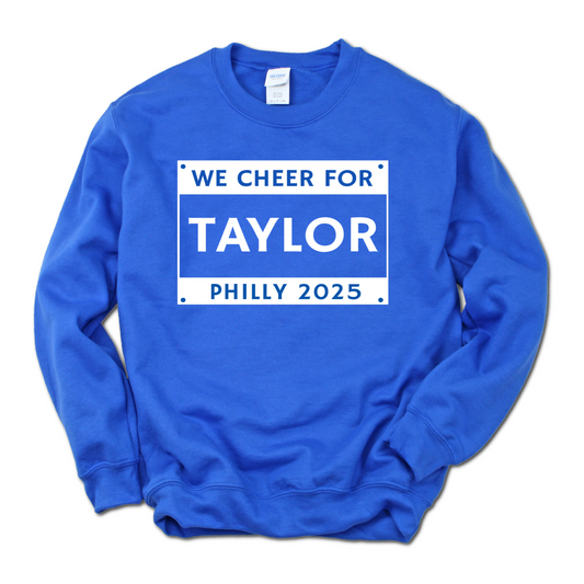 philadelphia marathon support crew sweatshirt
