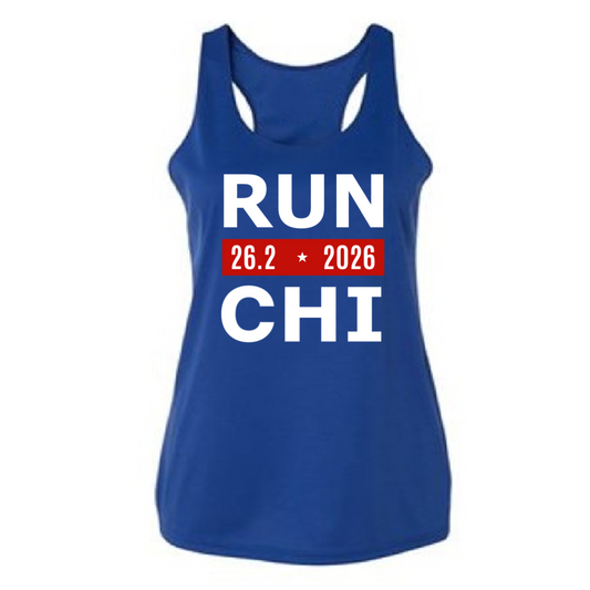 run chi chiago marathon running tank top