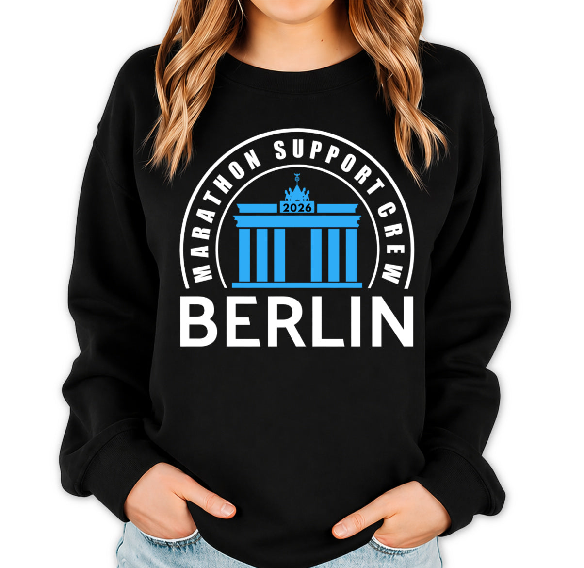 berlin marathon support crew sweatshirt