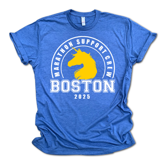 boston marathon support crew shirt