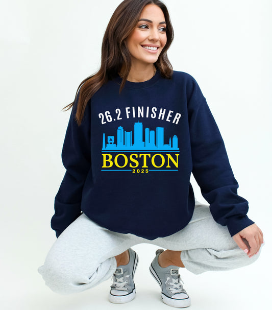 boston marathon finisher sweatshirt
