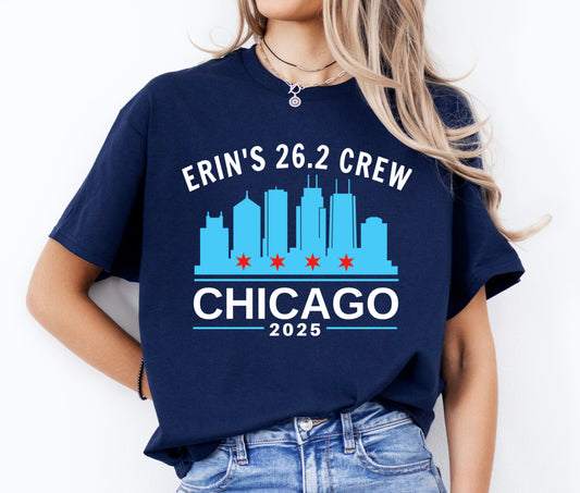 chicago marathon support crew shirt
