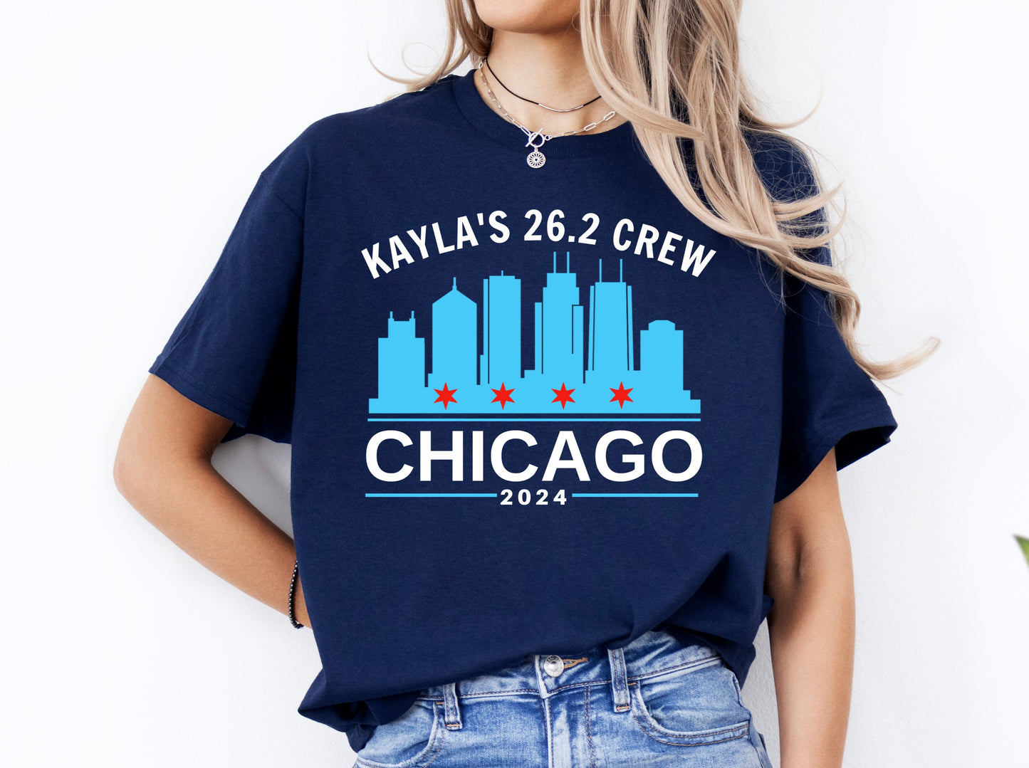 Chicago 2024 Marathon Cheer Crew T Shirt