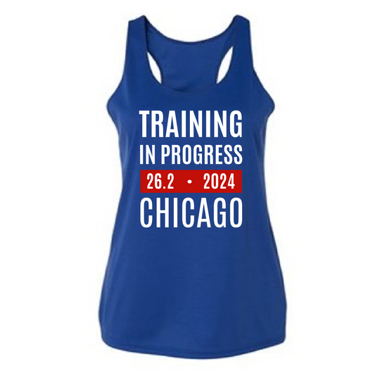 chicago marathon training tank top