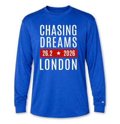 London Running Shirt | Marathon Race Day Shirt | Chasing Dreams London