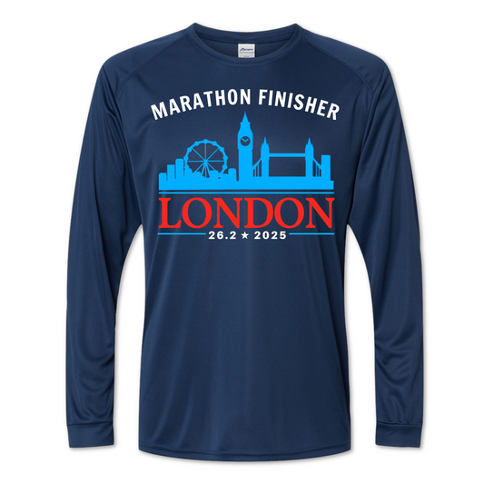 london marathon finisher shirt
