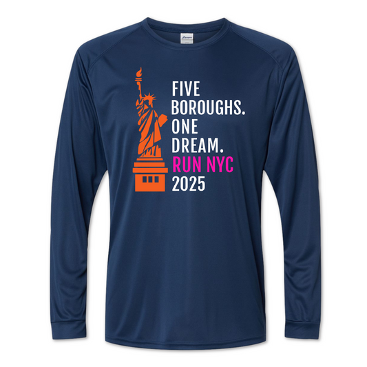 new york city marathon running shirt