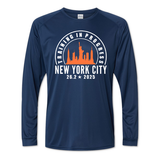 2025 NYC Marathon Training Shirt, Training in Progress New York City