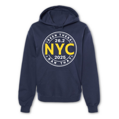 nyc marathon fnisher hoodie