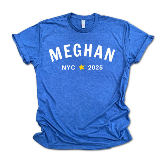 2025 NYC Marathon Personalized Running Shirt, New York City Name Shirt