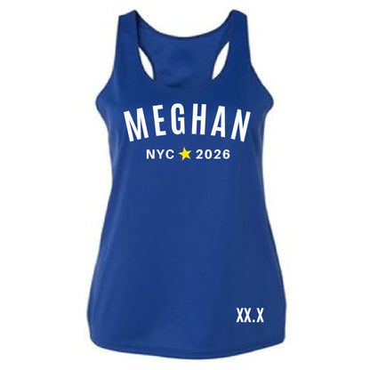 Personalized NYC Running Tank | Custom New York City Race Singlet