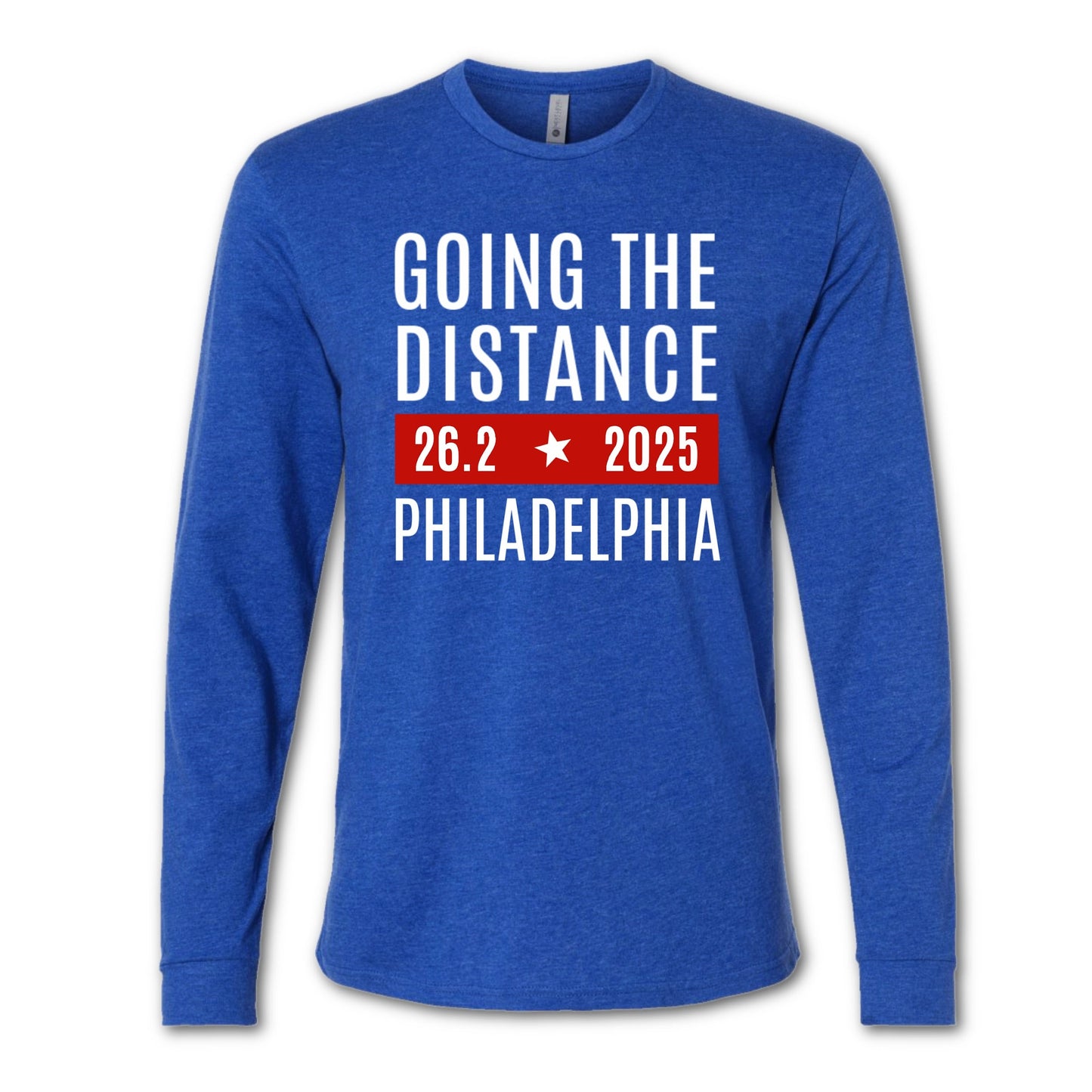 long sleeve philadelphia marathon running shirt