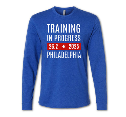 philadelphia marathon long sleeve shirt
