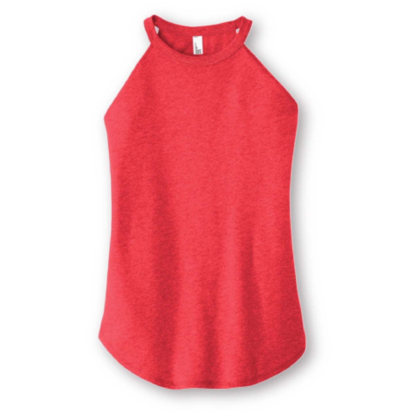Ladies High Neck Halter Tank Top with Flattering, Flowy Silhouette 