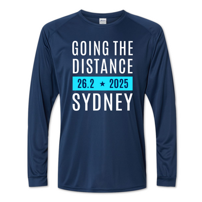 Sydney Marathon Long Sleeve Running Shirt, Going the Distance