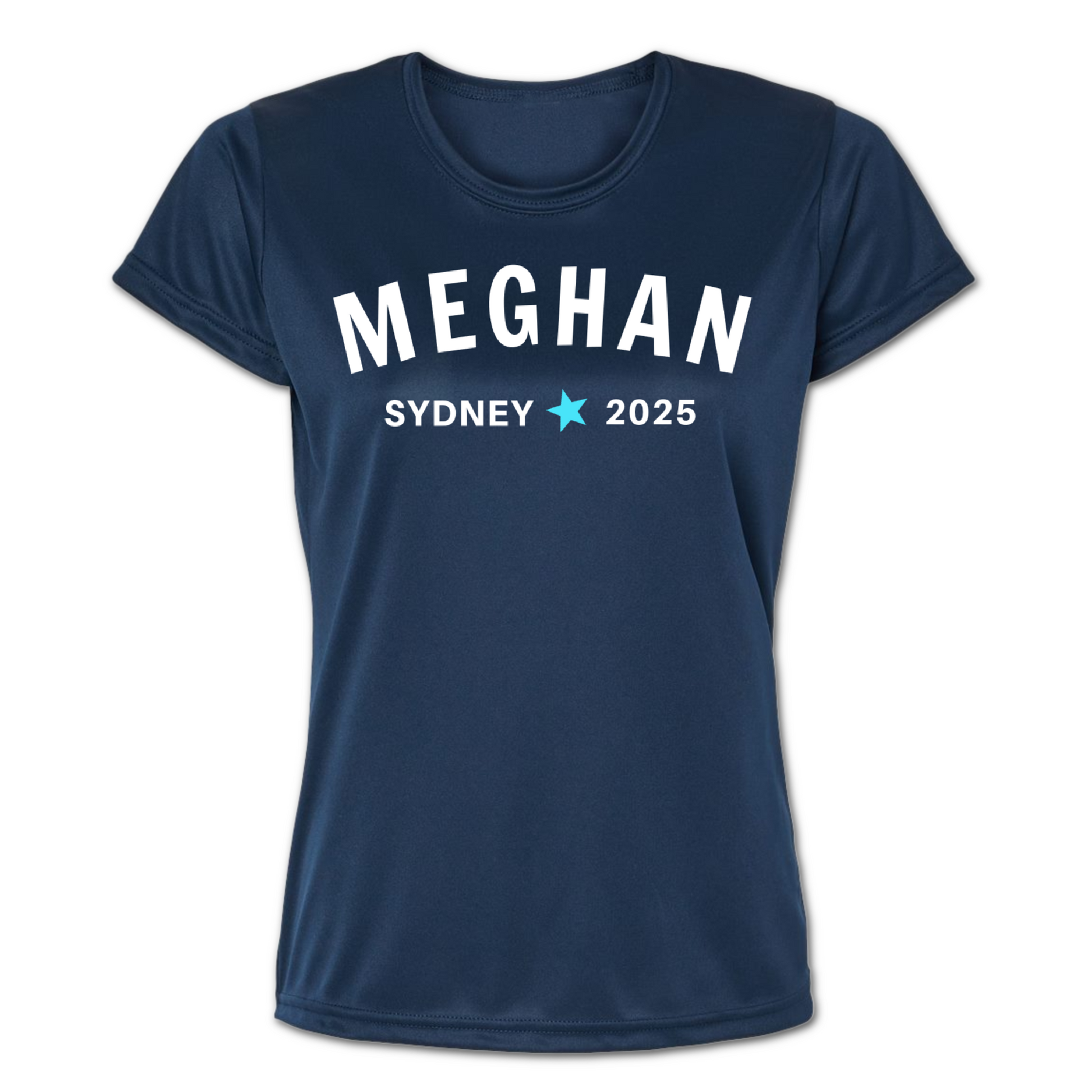 SYDNEY MARATHON RUNING SHIRTWITH NAME