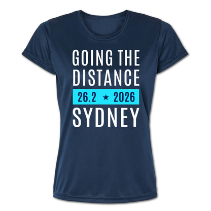 Sydney Marathon Running Shirt, Going the Distance Ladies and Men's cut