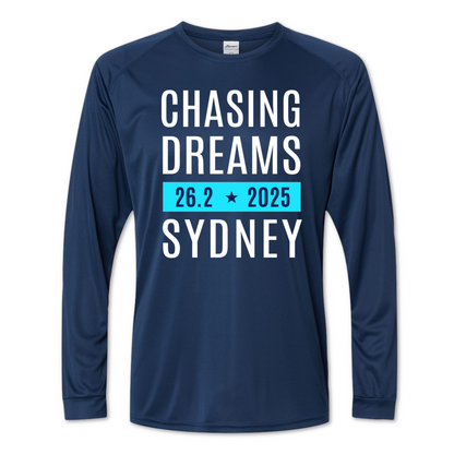 sydney marathon long sleeve running shirt